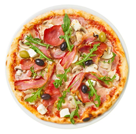 Pizza prosciutto